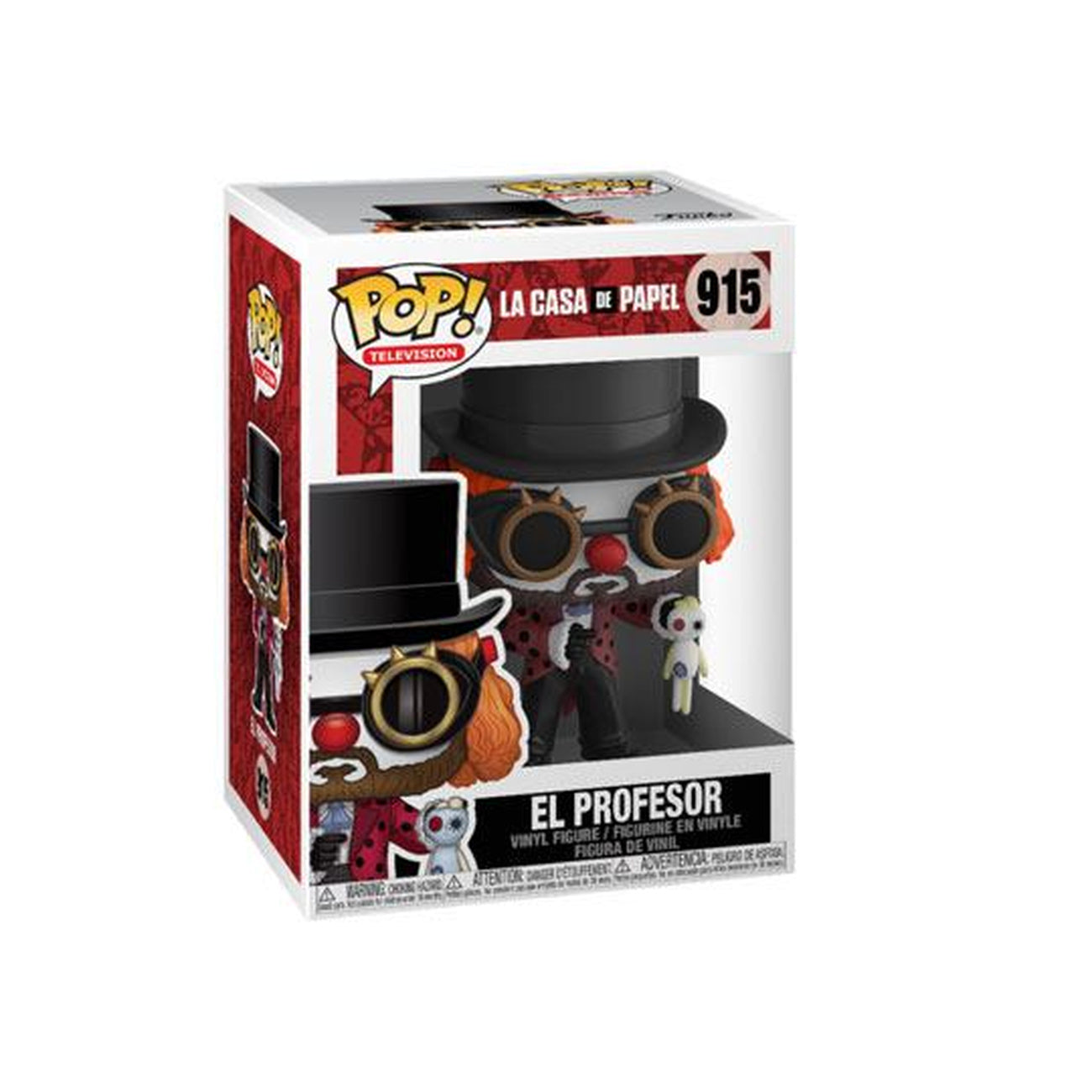 Product image Money Heist POP! TV Vinyl Figure Professor as Clown 9 cm