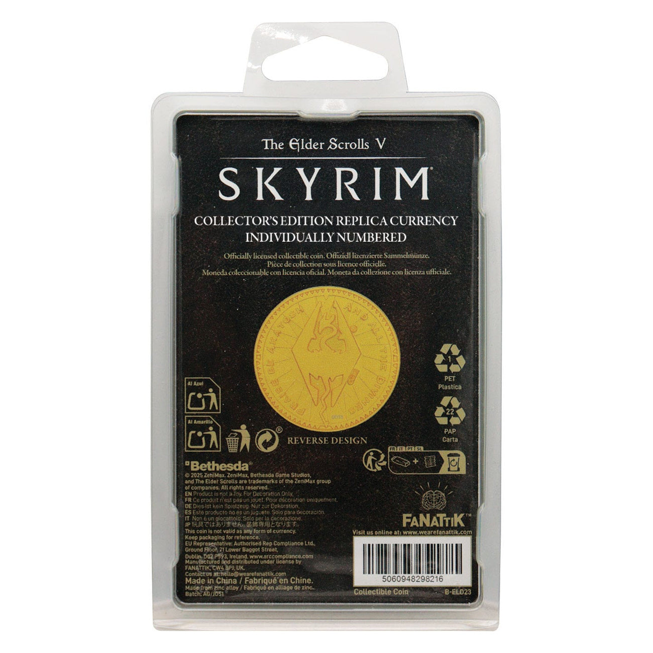 Product image The Elder Scrolls Septim Misty Gold Edition Collectible Coin