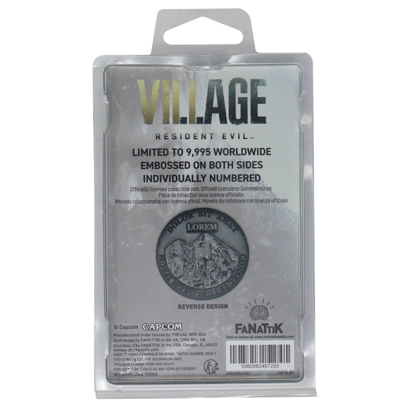 Product image Resident Evil VIII Currency Limited Edition Collector Coin