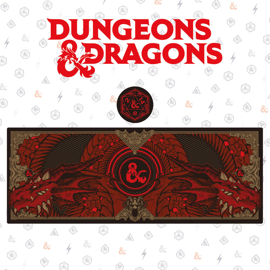 Product image Dungeons & Dragons Desk Mat & Coaster Set