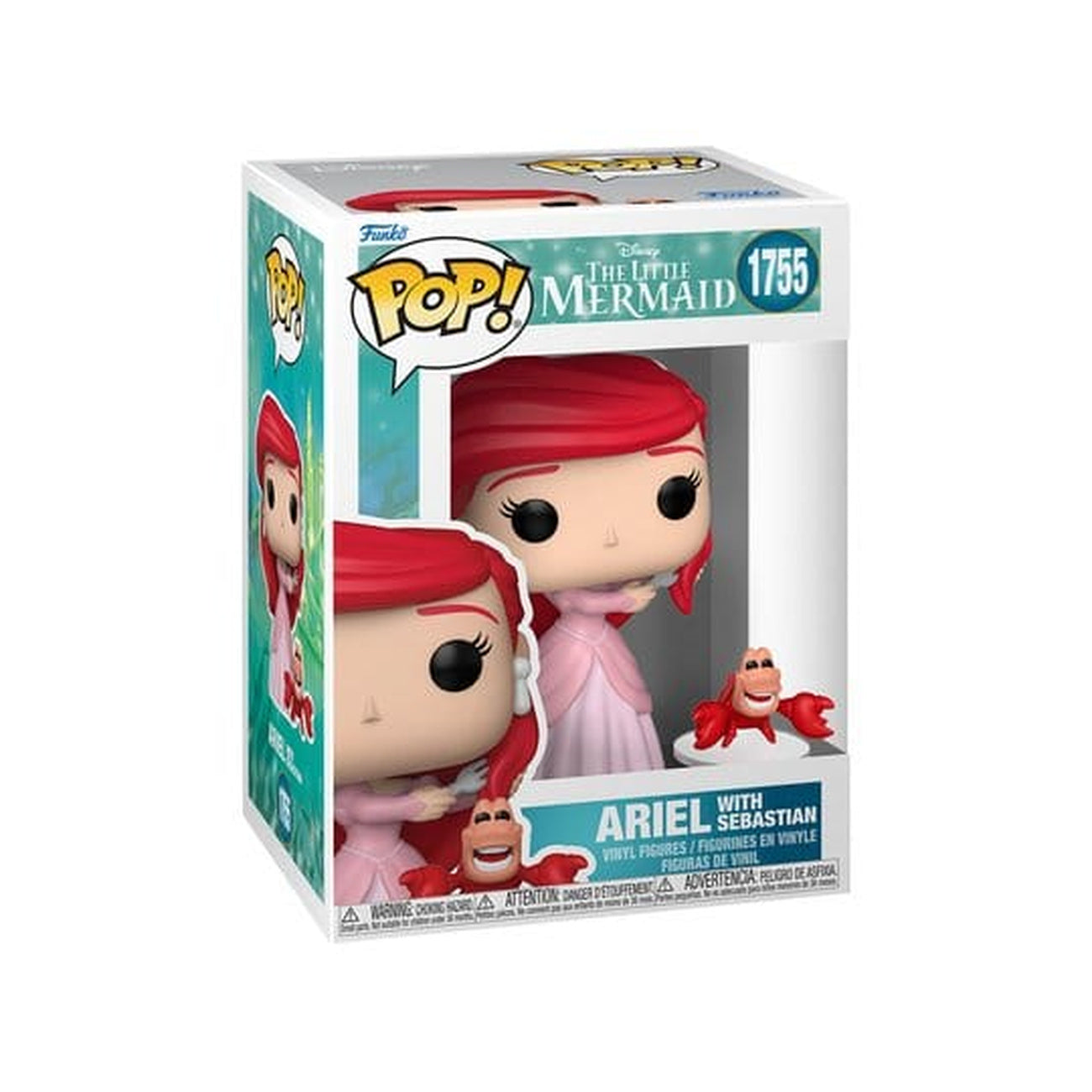 Product image The Little Mermaid POP! Vinyl Figure S3 – Ariel with Sebastian