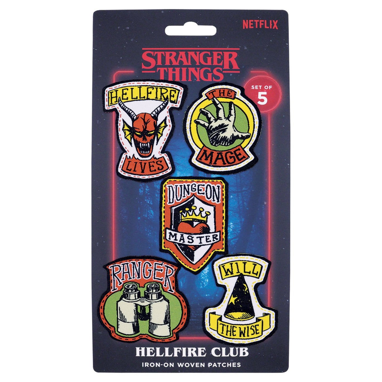 Product image Stranger Things Fabric Patch Set of 5