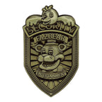 Product image Five Nights at Freddy's Security Badge Replica Antique Brass