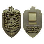 Product image Five Nights at Freddy's Security Badge Replica Antique Brass
