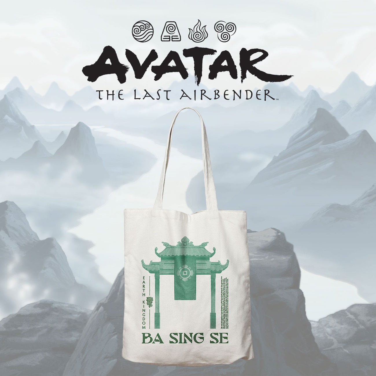 Product image Avatar: The Last Airbender Ba Sing Se Tote Bag