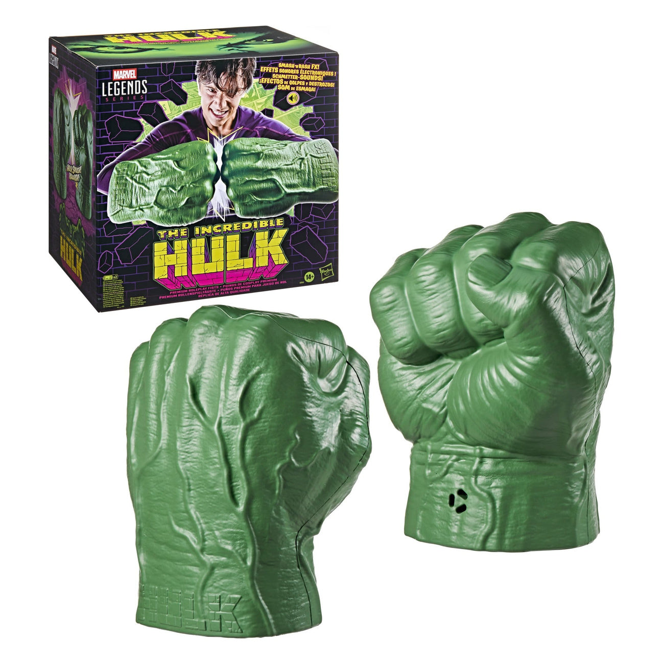 Product image The Incredible Hulk Marvel Legends Premium Roleplay Fists