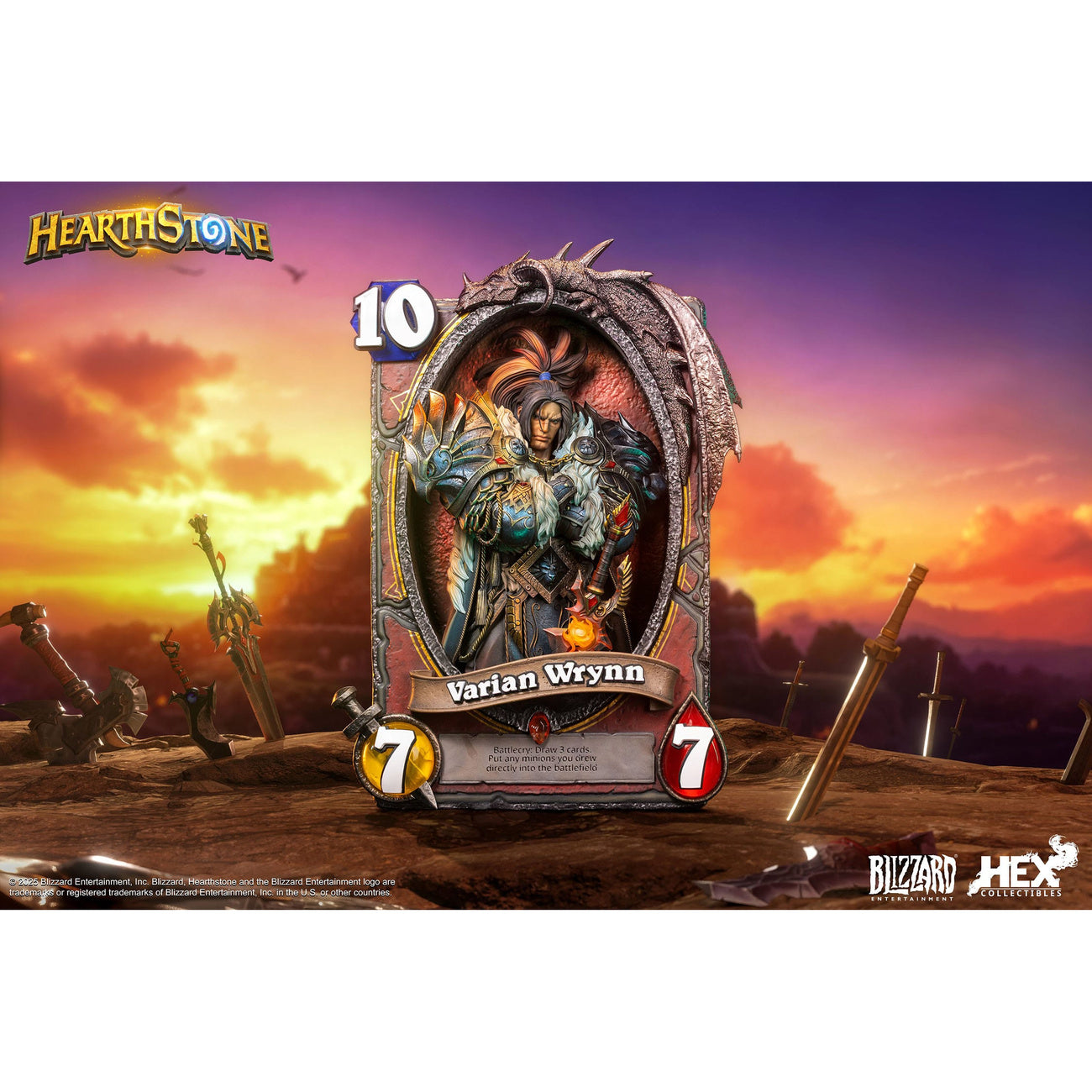 Product image Hearthstone 3D Art Frame Statue Varian Wrynn 31 cm
