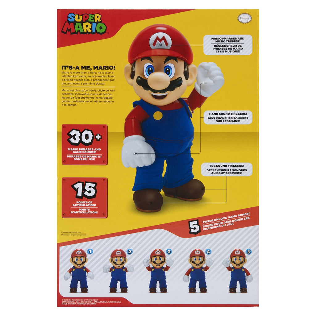 Product image Super Mario Talking Action Figure It's-A Me! Mario 36 cm