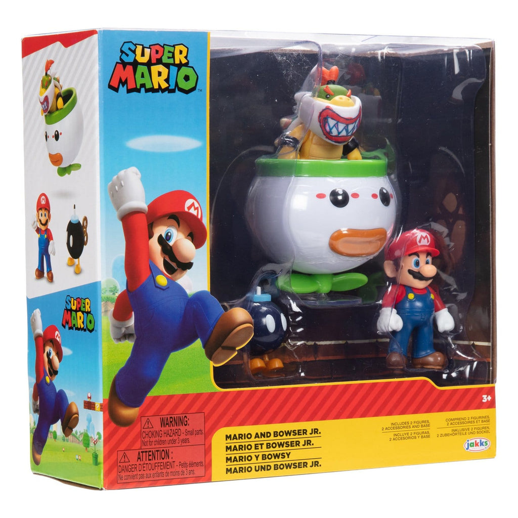 Product image World of Nintendo Mini Figures 2-Pack Mario and Bowser Jr.