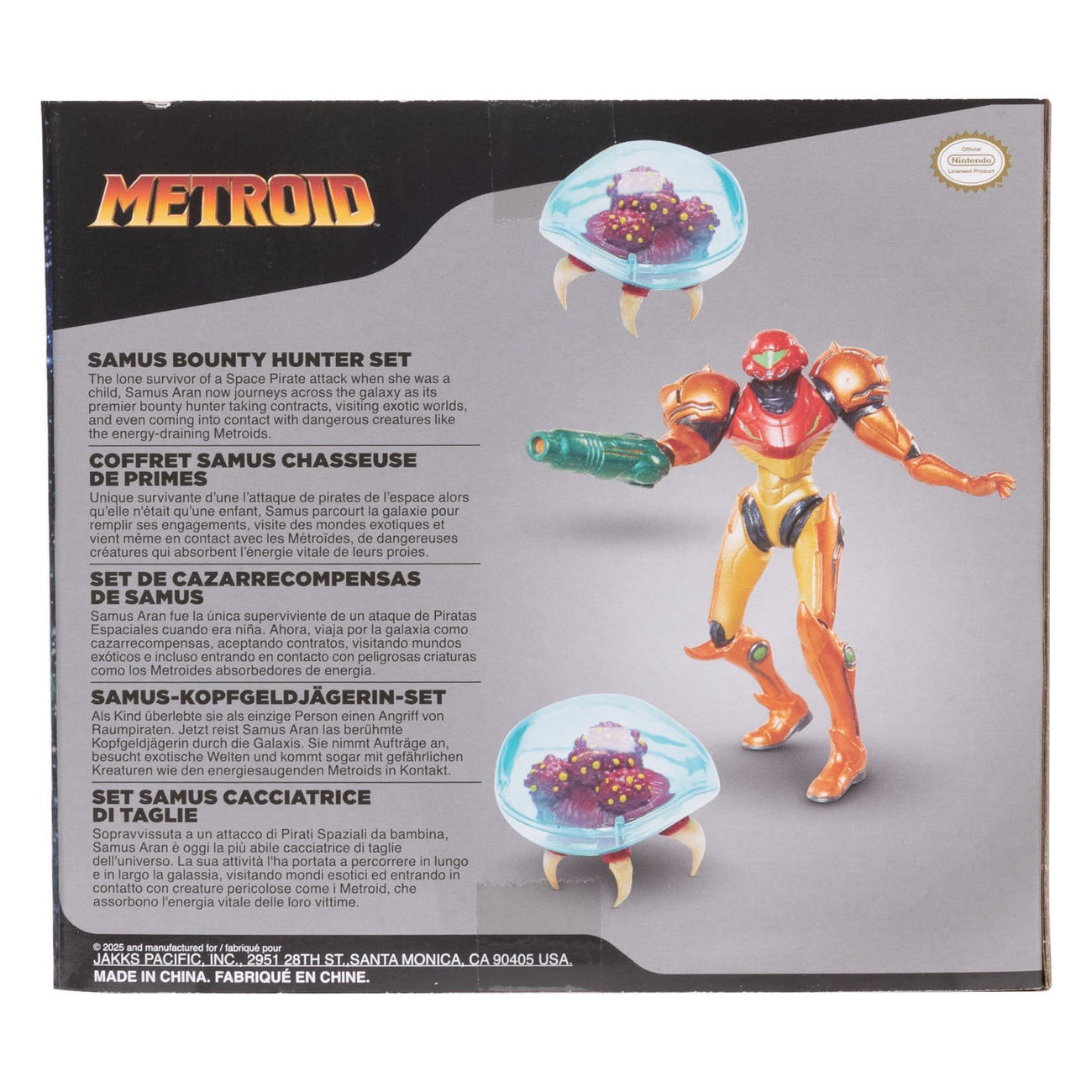 Product image World of Nintendo Metroid Mini Figure 3-Pack Samus Bounty