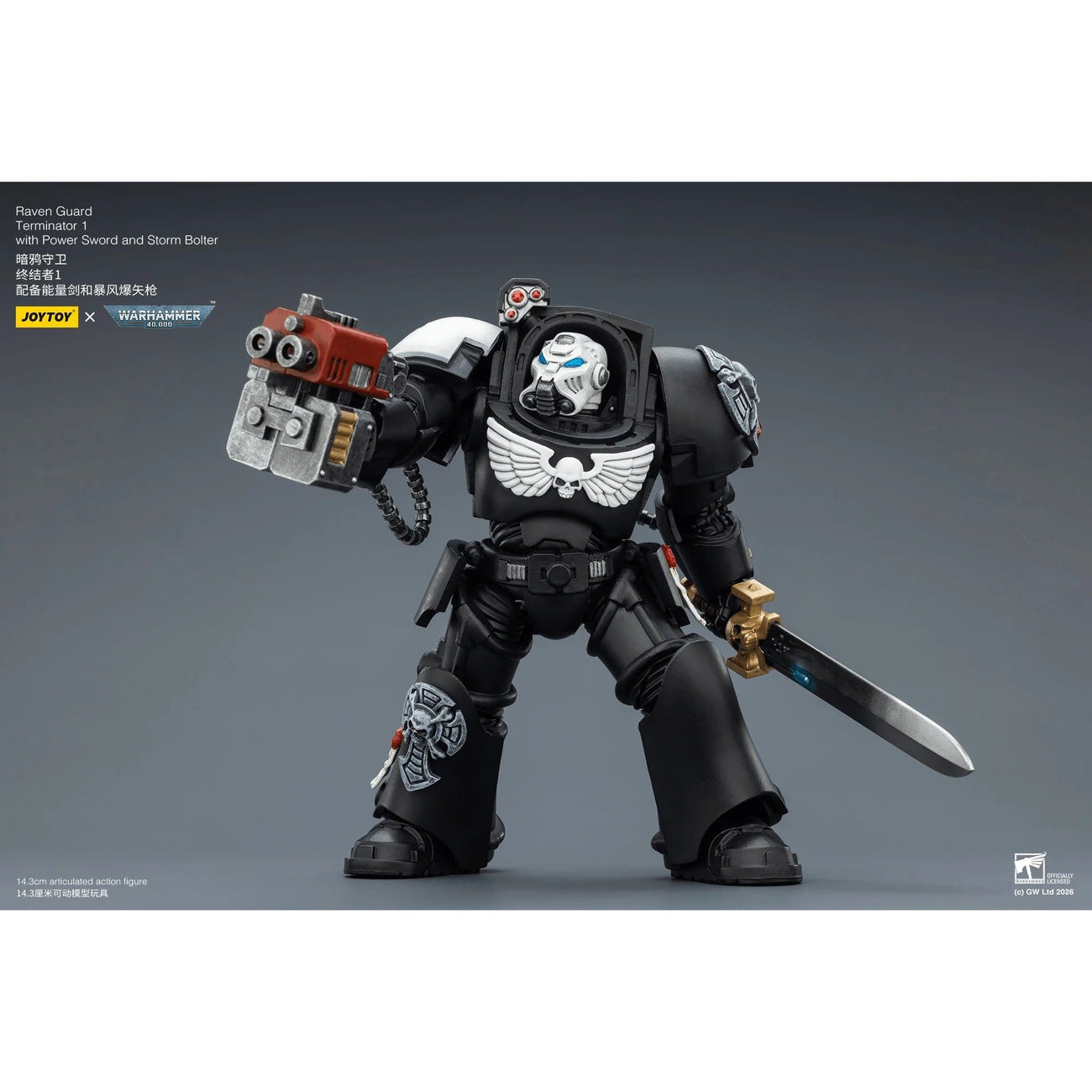 Product image Warhammer 40,000 Raven Guard Terminator 1 Action Figure with