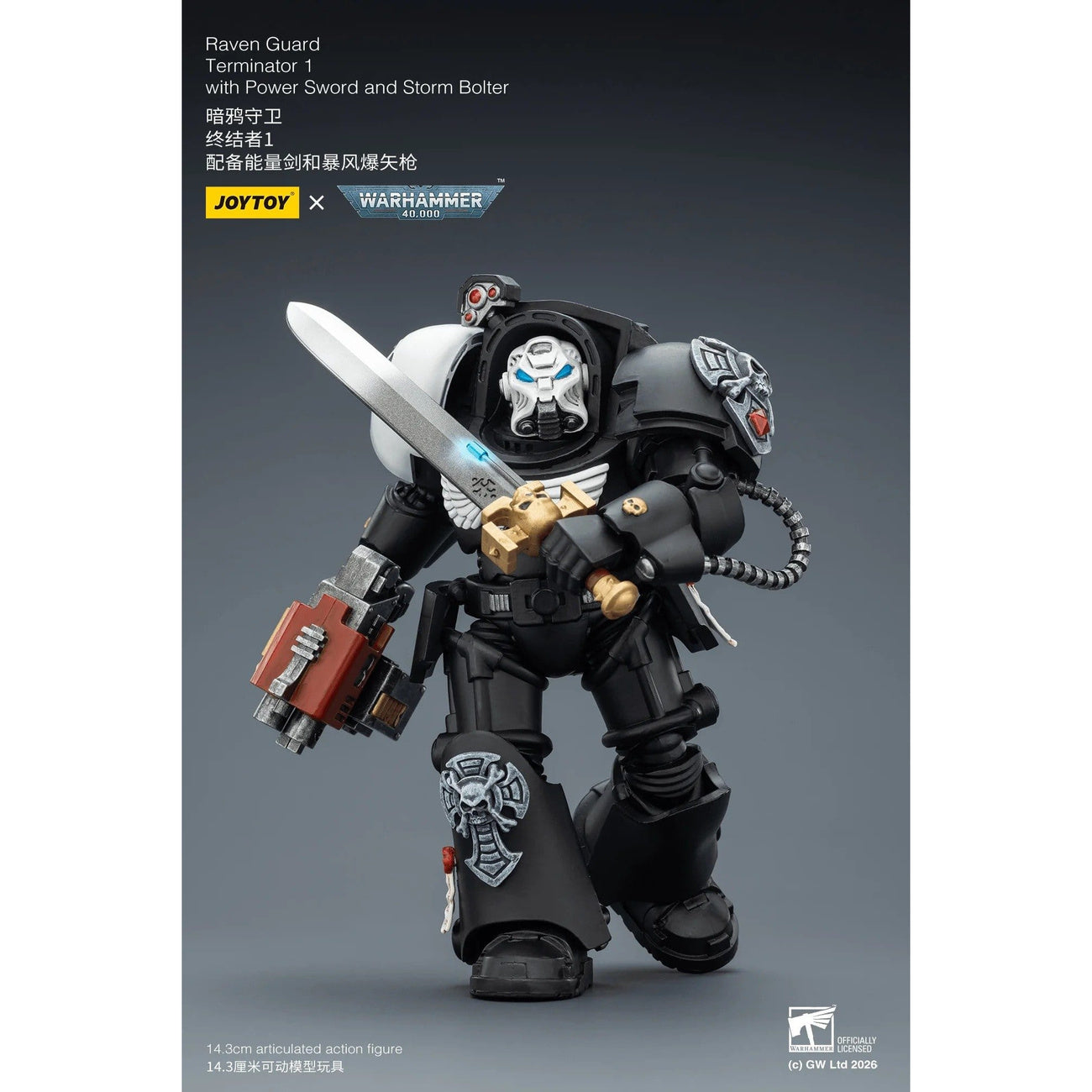 Product image Warhammer 40,000 Raven Guard Terminator 1 Action Figure with