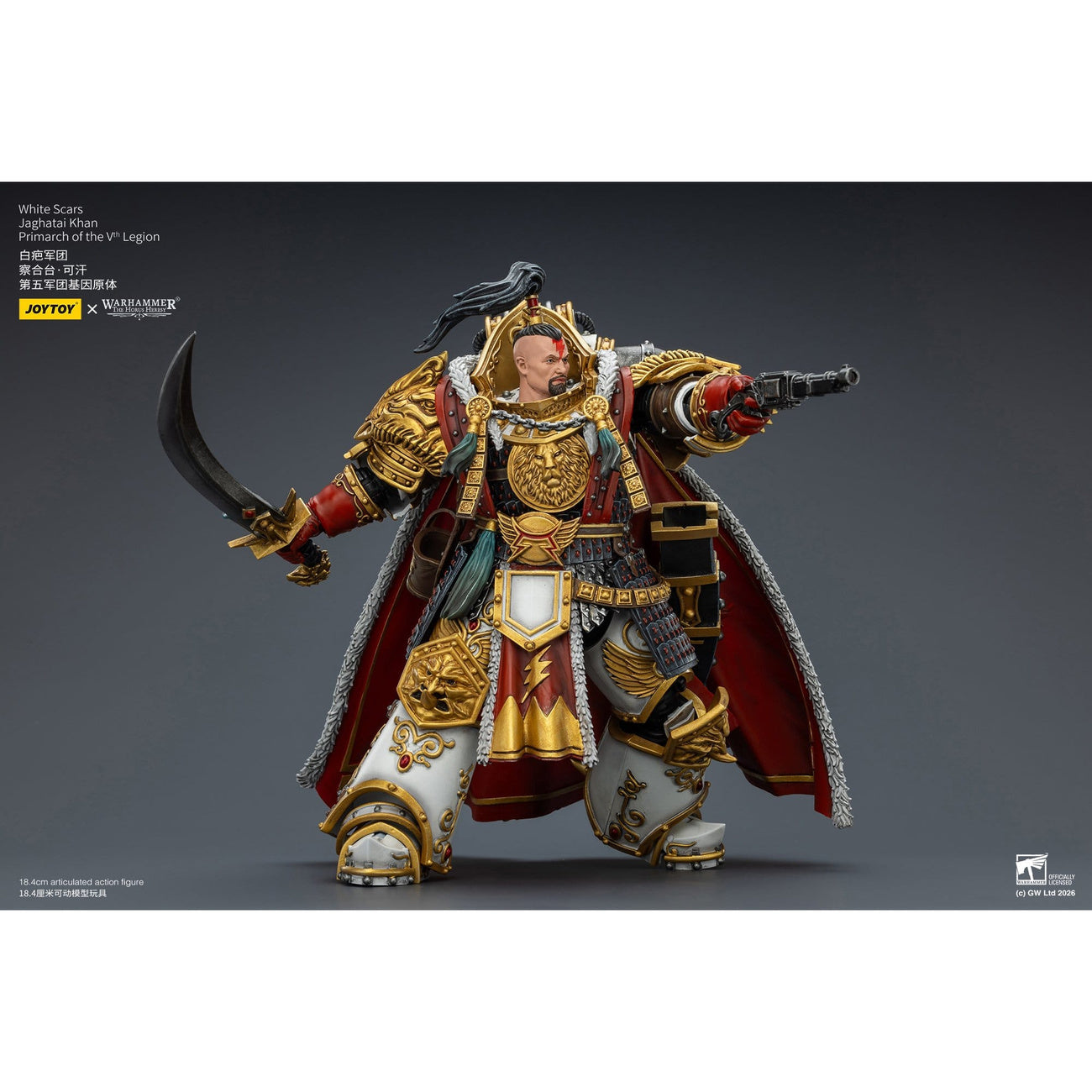 Product image Warhammer The Horus Heresy White Scars Jaghatai Action Figure