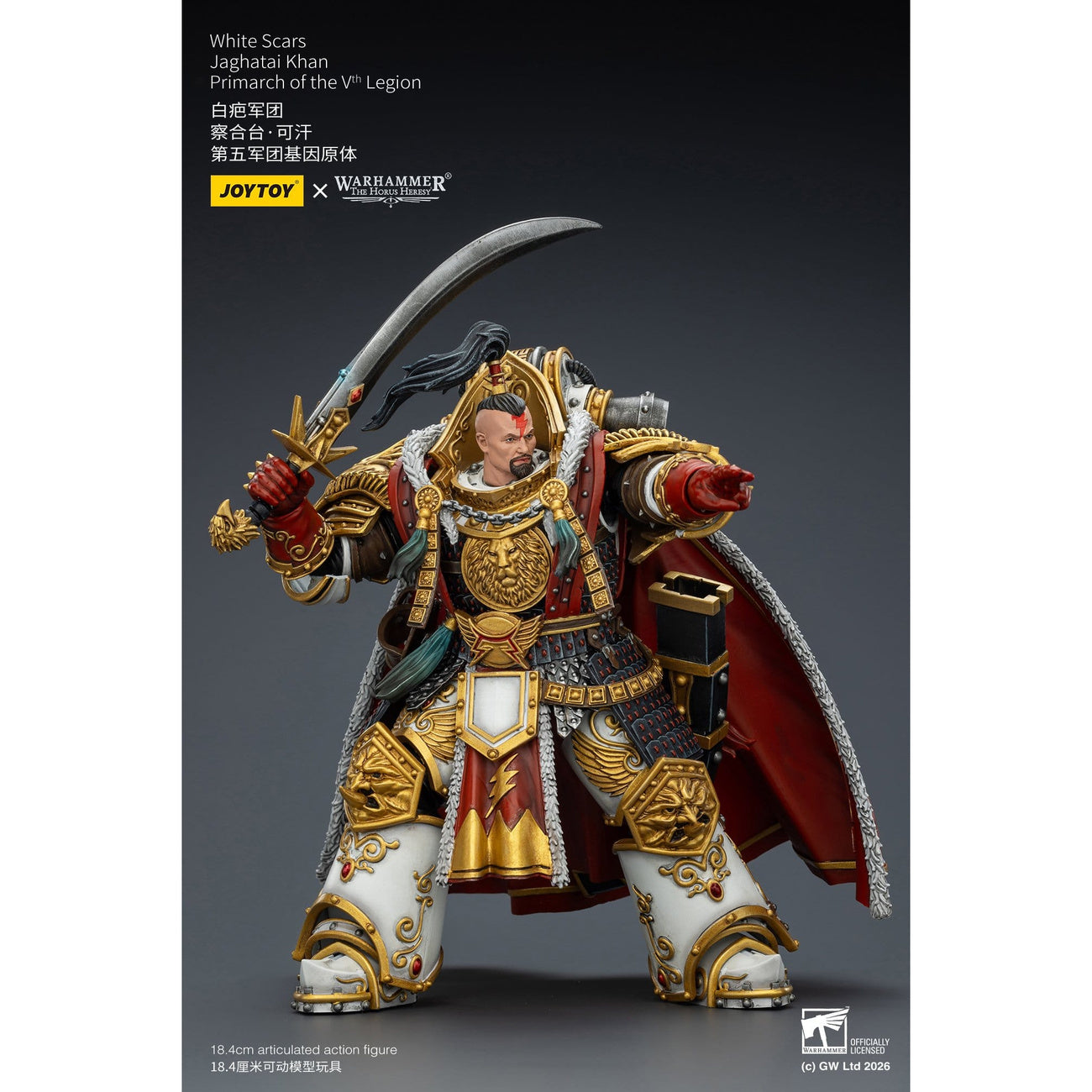 Product image Warhammer The Horus Heresy White Scars Jaghatai Action Figure