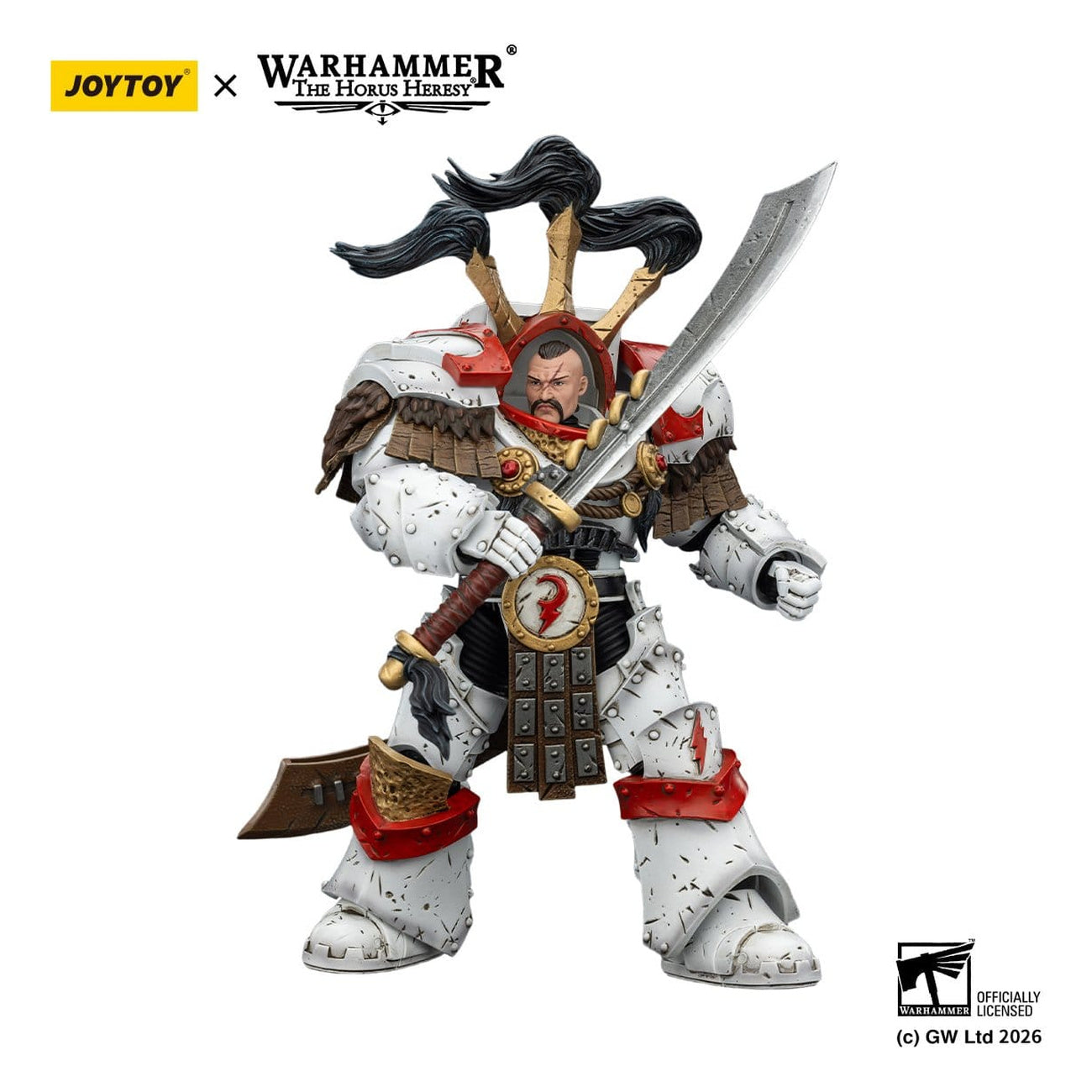 Product image Warhammer 40,000 White Scars Legion Praetor Action Figure in