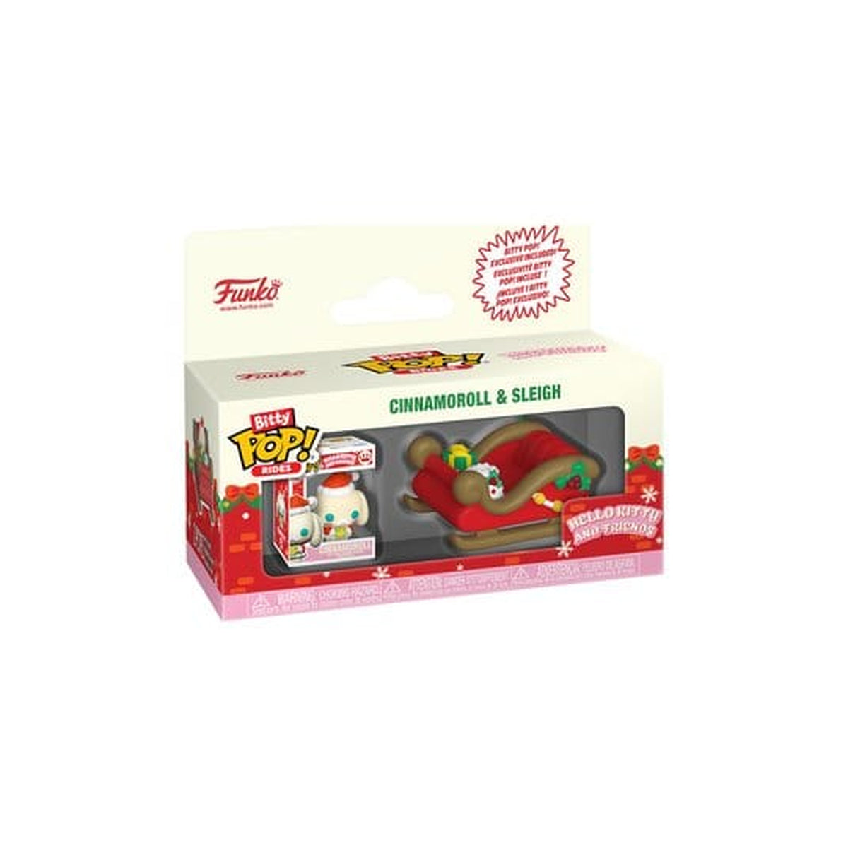 Product image Hello Kitty Bitty POP! Rides Vinyl Figure Holiday - Sleigh