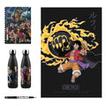Produktbild One Piece Aluminiumflasche, Notizbuch, Decke, Stift