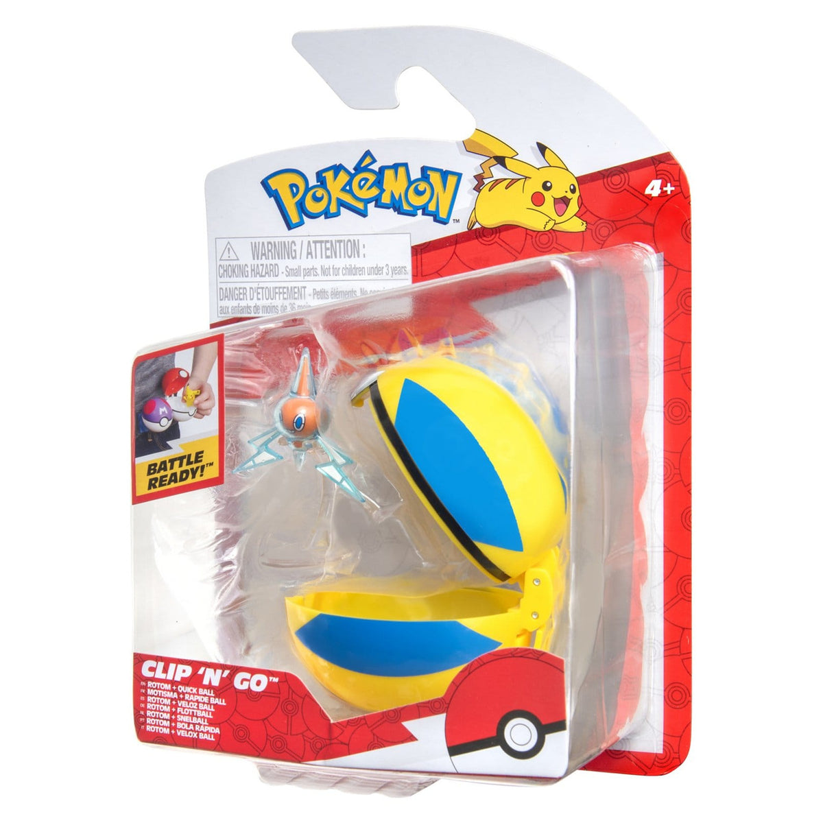 Produktbild Pokémon Clip 'n' Go Actionfigur Wave 21 Rotom & Schnellball
