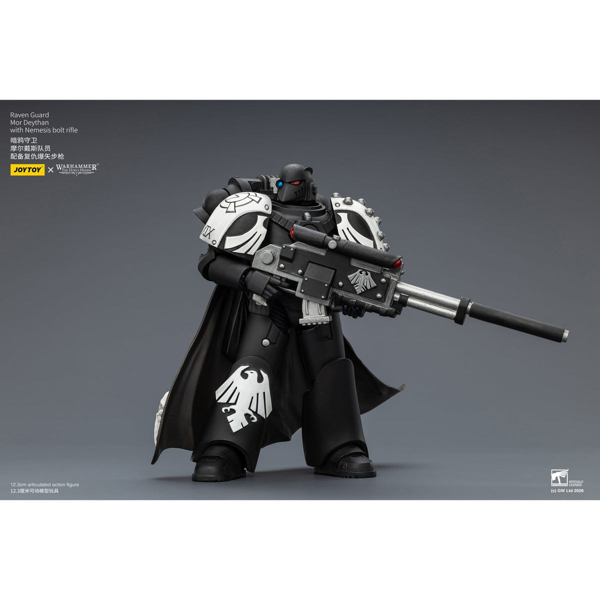 Produktbild Warhammer 40,000 Actionfigur Raven Guard Mor Deythan 12 cm