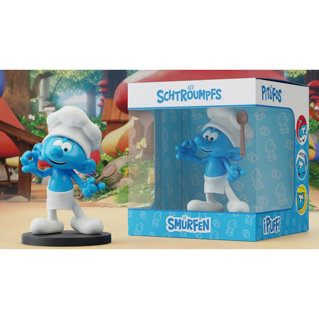 Produktbild Die Schlümpfe Statue Koch-Schlumpf 12 cm