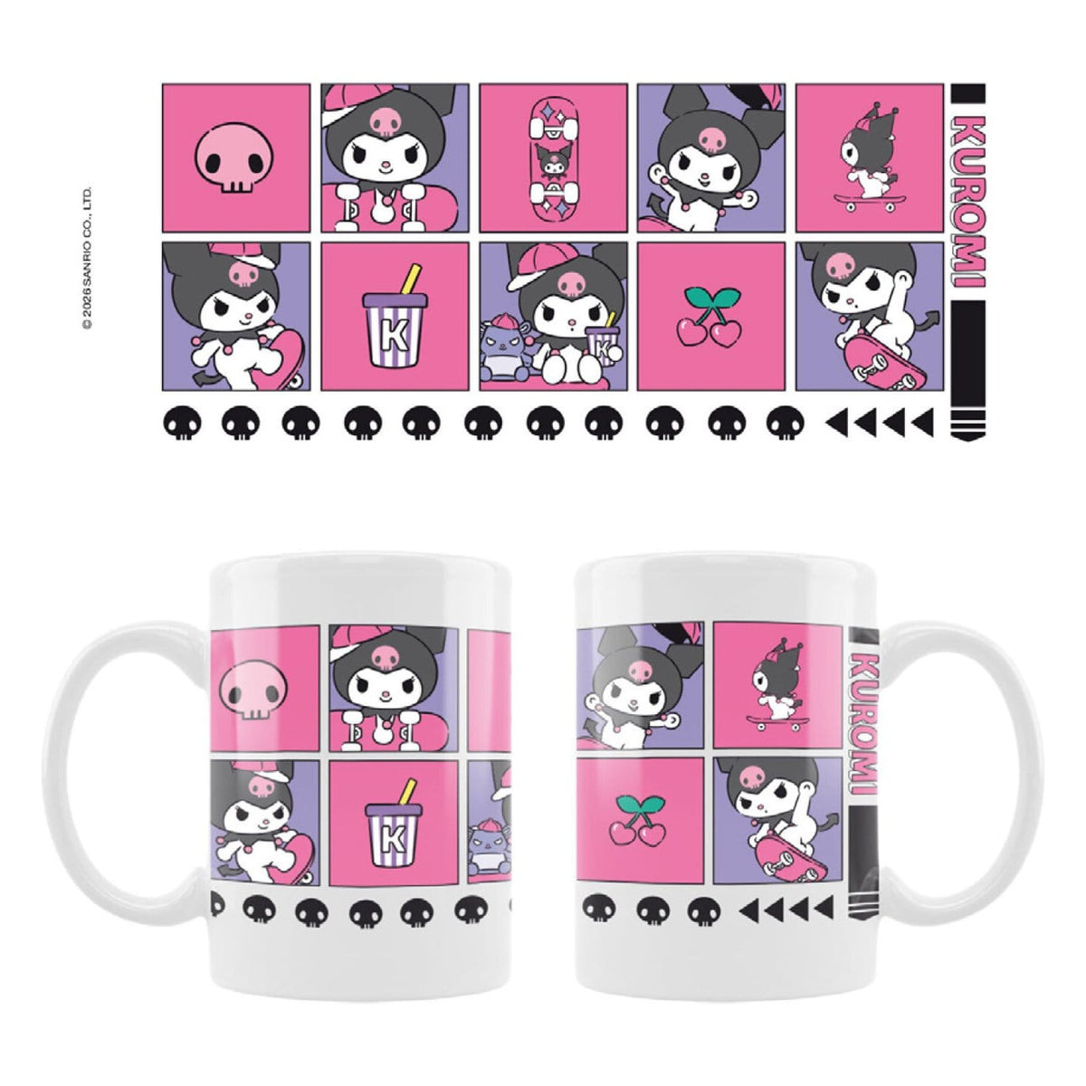 Produktbild Sanrio Tasse Kuromi Sk8 For Life