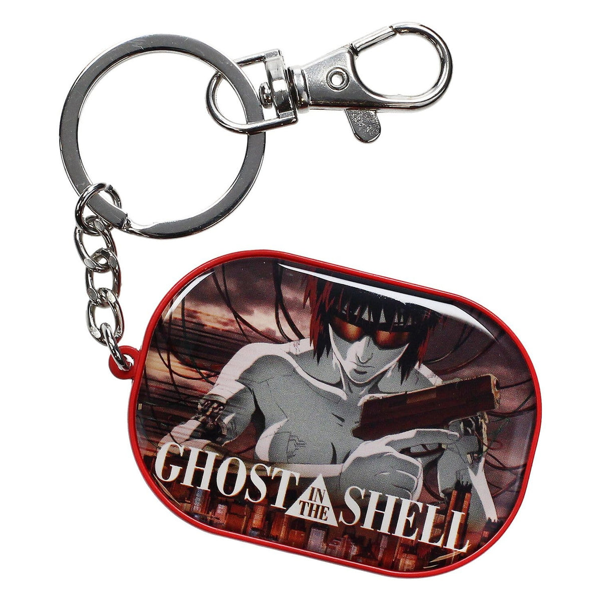 Produktbild Ghost in the Shell Metall-Schlüsselanhänger Bewaffnete
