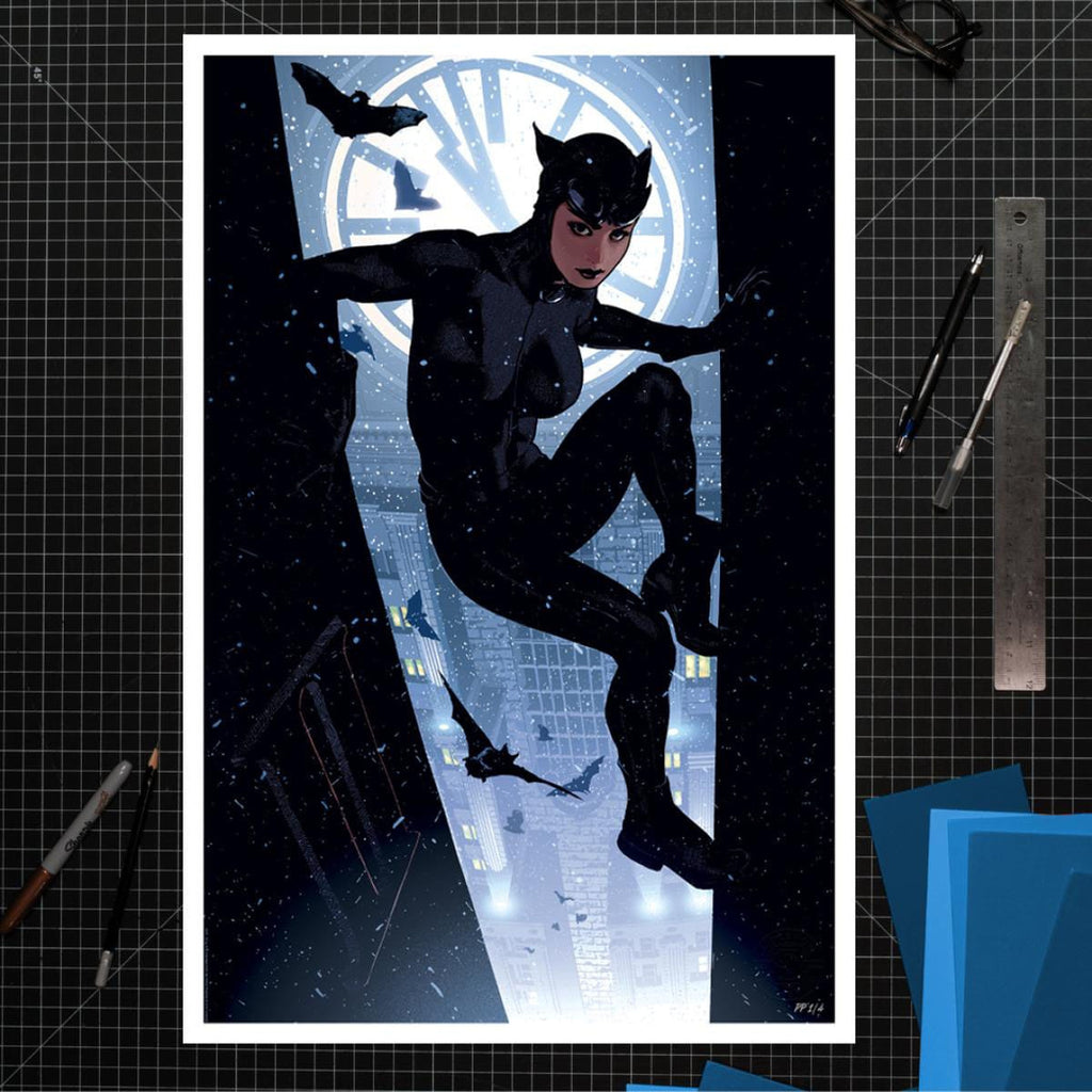 Produktbild DC Comics Kunstdruck Catwoman 41 x 61 cm - ungerahmt