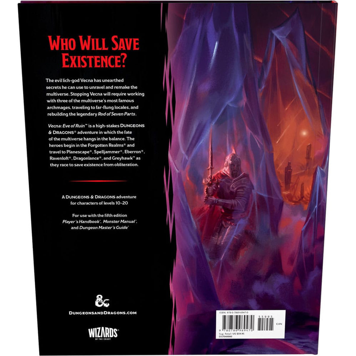 Produktbild Dungeons & Dragons RPG Abenteuer Vecna: Eve of Ruin englisch