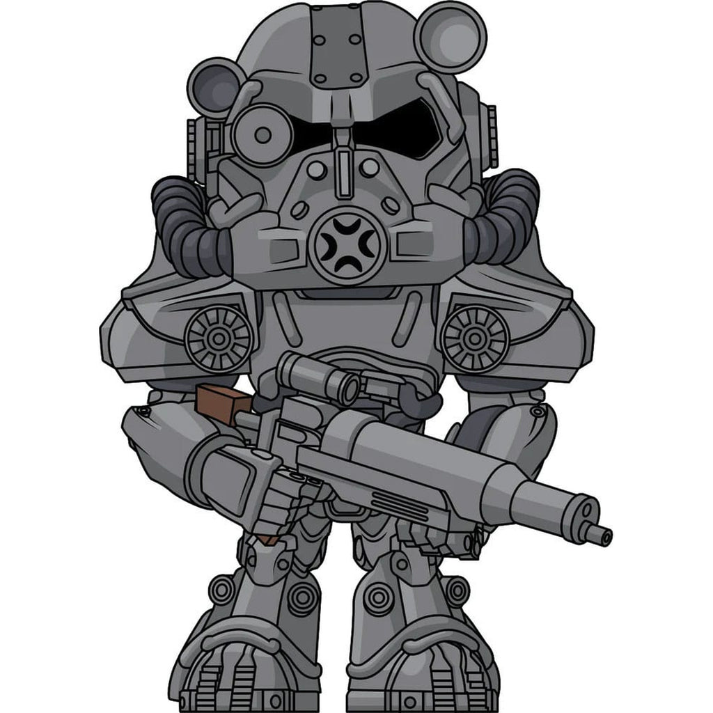 Produktbild Fallout Vinyl Figur T-60 Power Armor 11 cm
