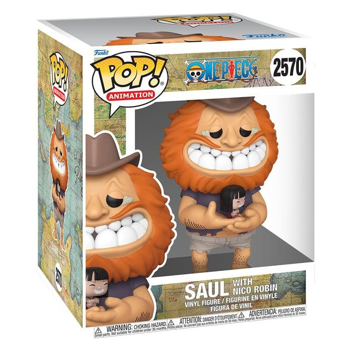 Product image One Piece - Saul with Nico Robin Jumbo Funko Pop Figure