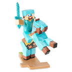 Product image Minecraft - Diamond Armor Steve on Horse Figure