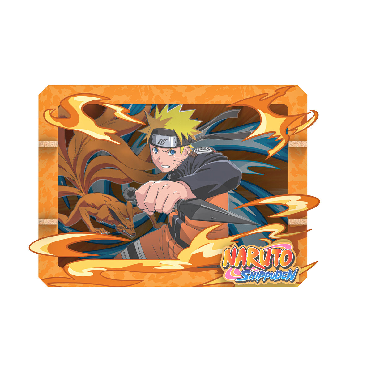 Product image Naruto - Ninjutsu Ultimate Arts Wooden Gallery 3D Mystery Wooden Picture 6-Pack Display