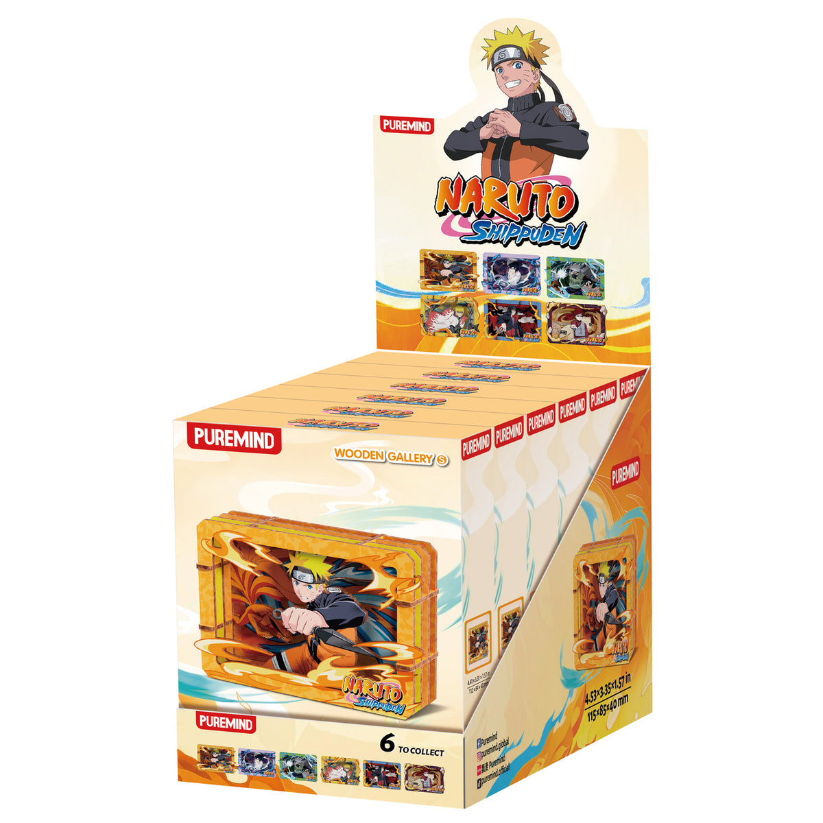 Product image Naruto - Ninjutsu Ultimate Arts Wooden Gallery 3D Mystery Wooden Picture