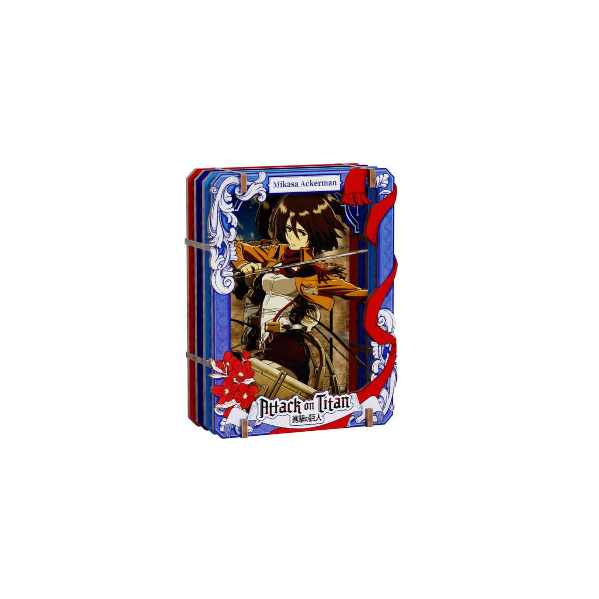 Product image Attack on Titan - Showdown Scenes Wooden Gallery 3D Mystery Wooden Picture 6-Pack Display