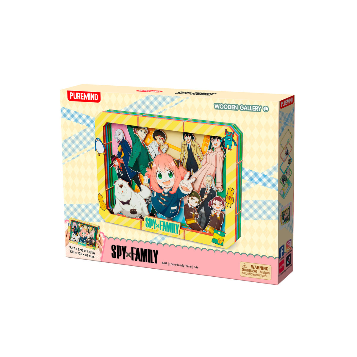 Product image Spy x Family - Group Wooden Gallery Picture Frame
